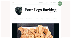 Desktop Screenshot of fourlegsbarking.com